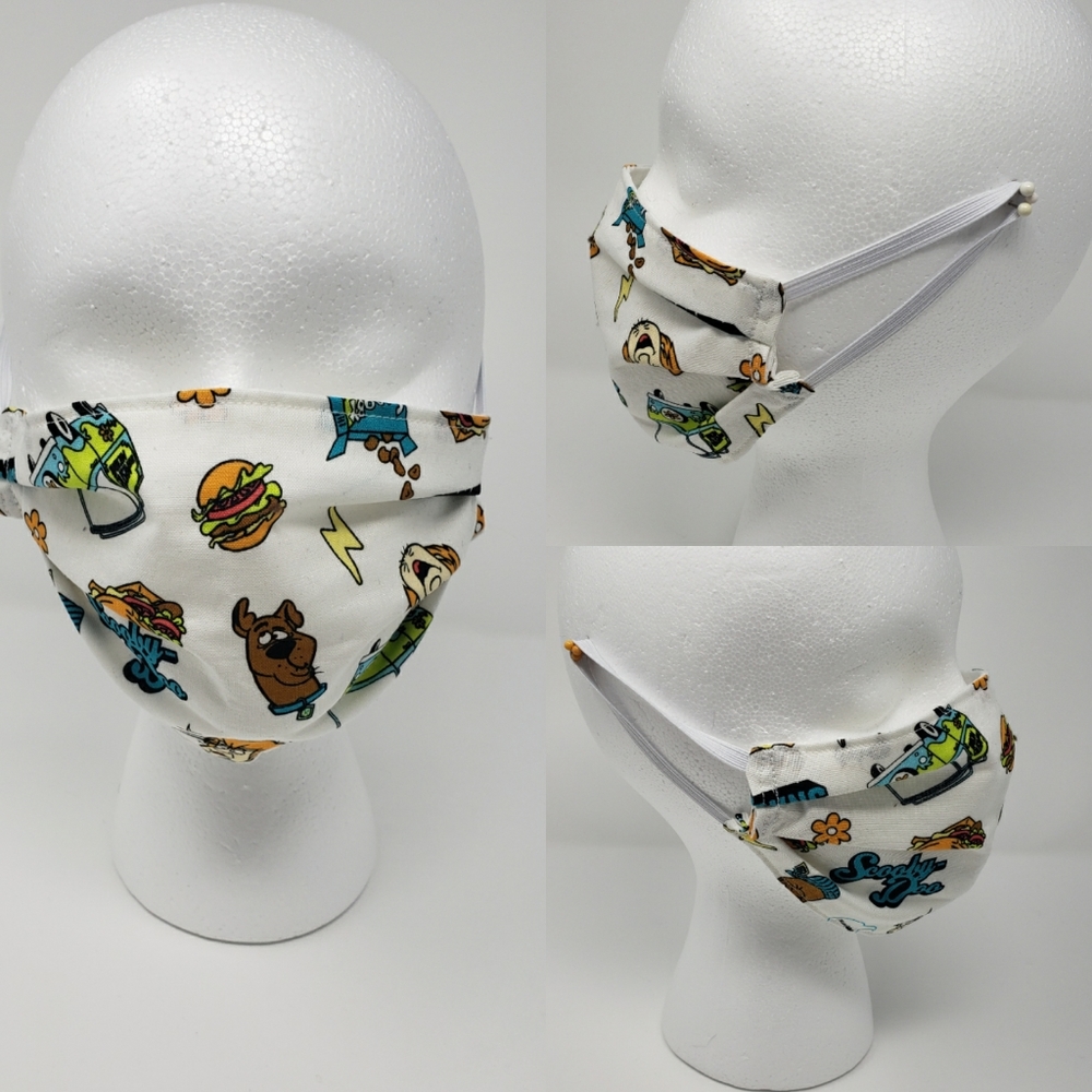 New Scooby-Doo print handmade face mask - Picture 1 of 1